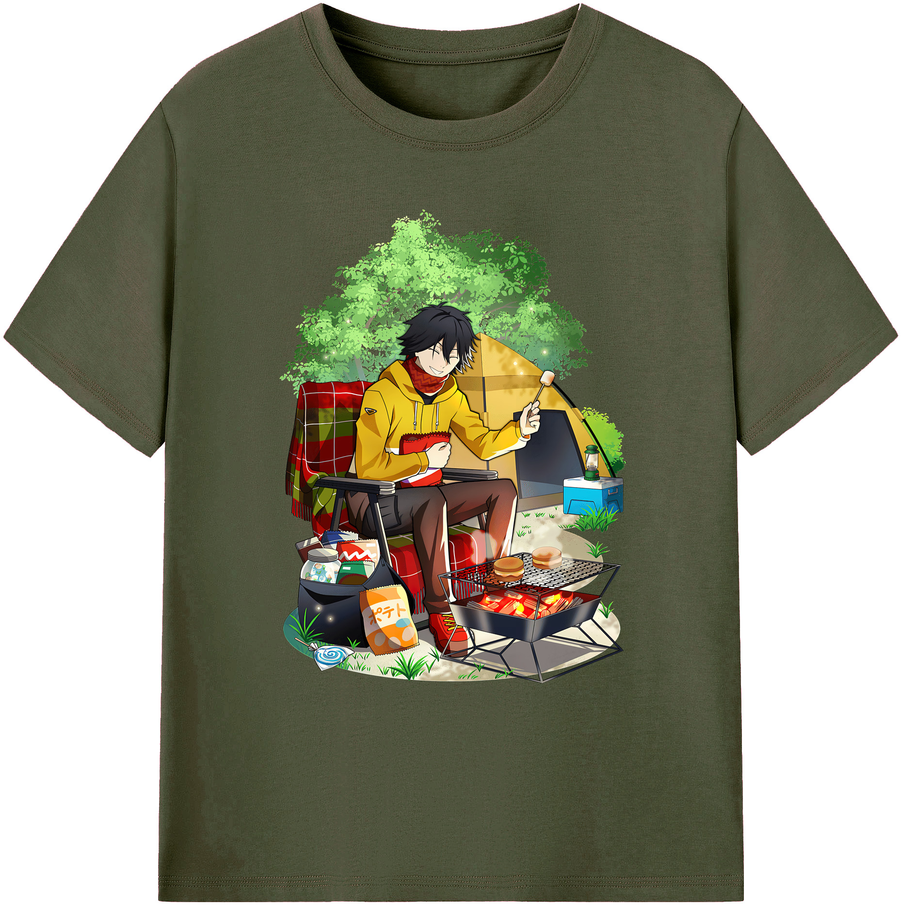 （画像用） 文豪ストレイドッグス Bungo Stray Dogs 綿100％ メンズ半袖Tシャツ｜肌触りやわらか＆通気性